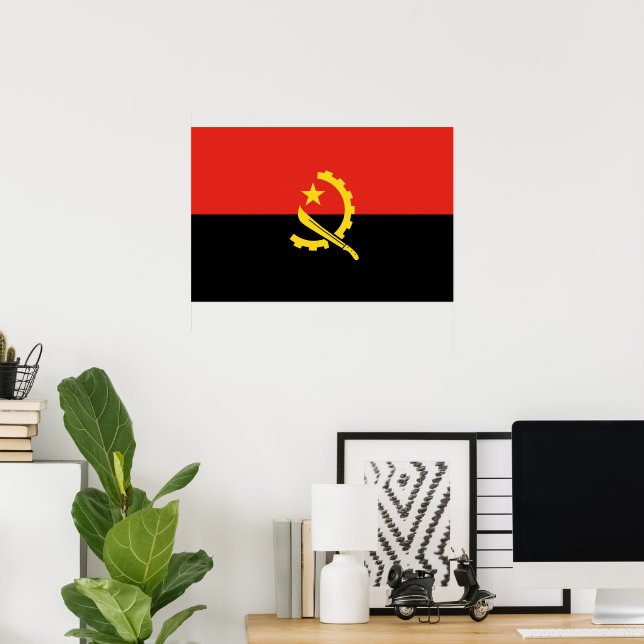 Angola flag poster (Home Office)