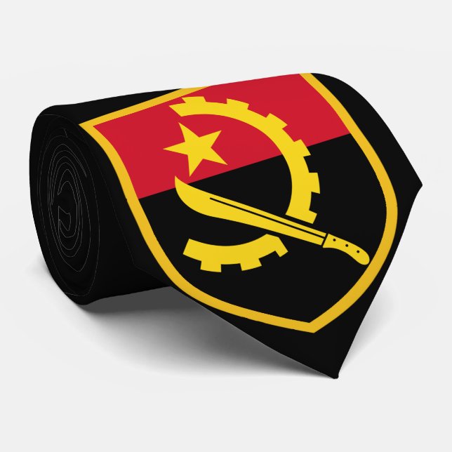 Angola Flag Tie (Rolled)