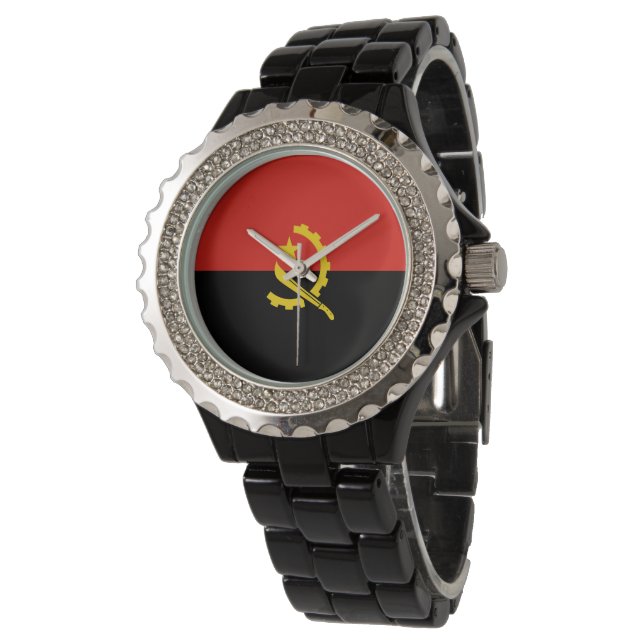 Angola flag watch (Angled)