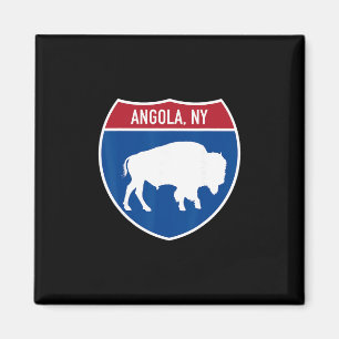 Angola New York Buffalo Ny Highway Interstate Sign Magnet