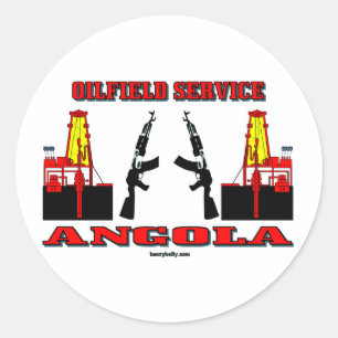 Angola Oilfield Service, Oil Field Sticker