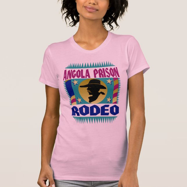 Angola Prison Rodeo Flag T-Shirt (Front)