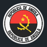Angola Round Emblem Magnet<br><div class="desc">Angola Round Emblem</div>
