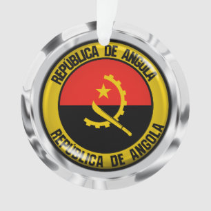 Angola Round Emblem Ornament
