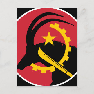 Angola Sable antelope Angolan National Animal Flag Postcard
