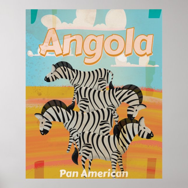 Angola Vintage Travel Poster (Front)