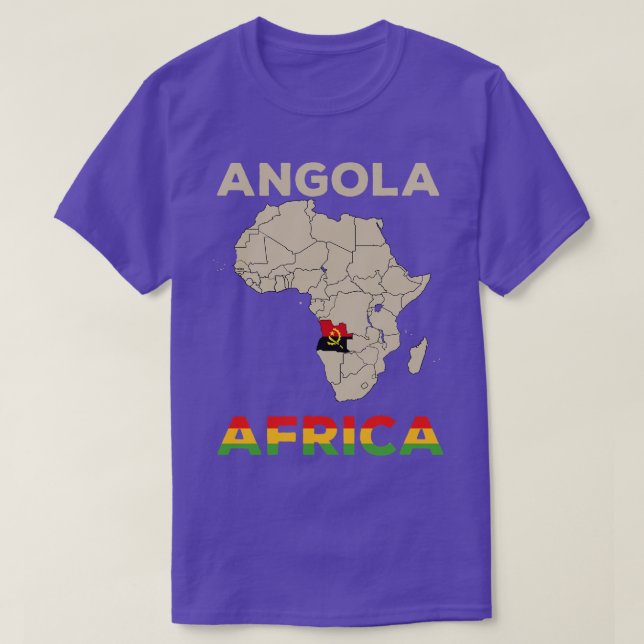AngolaAfrica T-Shirt (Design Front)