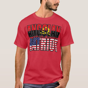 Angolan American Patriot Pride Heritage Flag Gift T-Shirt