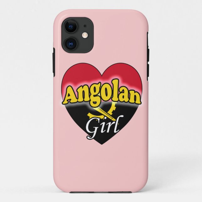 Angolan Girl Case-Mate iPhone Case (Back)