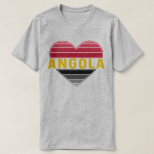 Angolan Heart, I Love Angola T-Shirt