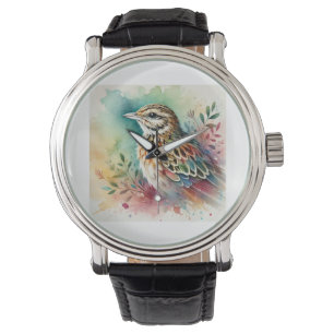 Angolan lark 120924AREF123 - Watercolor Watch