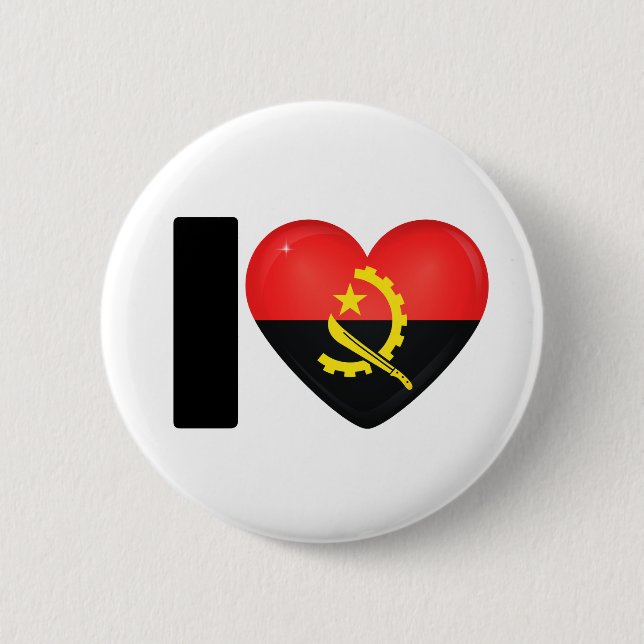 Angolan pride - For real Angolans! 6 Cm Round Badge (Front)