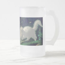 Angora cat mug