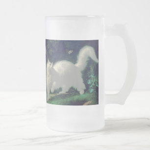 Angora cat mug