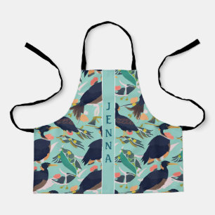 Angora Goat Floral Colourful Custom Pattern Apron