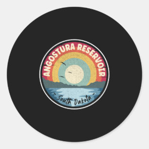Angostura Reservoir South Dakota Classic Round Sticker