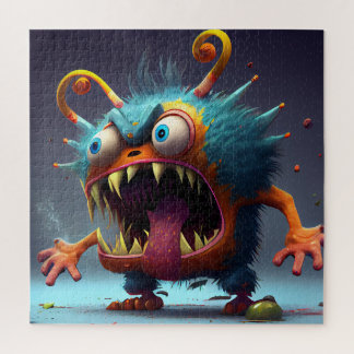 Angry 3D Monster Jigsaw Puzzle