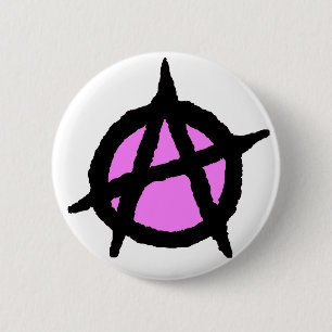 Angry 6 Cm Round Badge