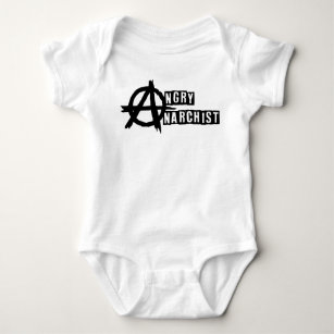 Angry Anarchist (baby) onsie Baby Bodysuit