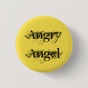 Angry Angel,Helena Tv show Orphan Black,distressed 3 Cm Round Badge