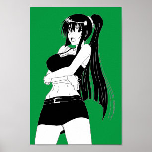 Angry Anime Girl Poster