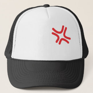 angry anime trucker hat