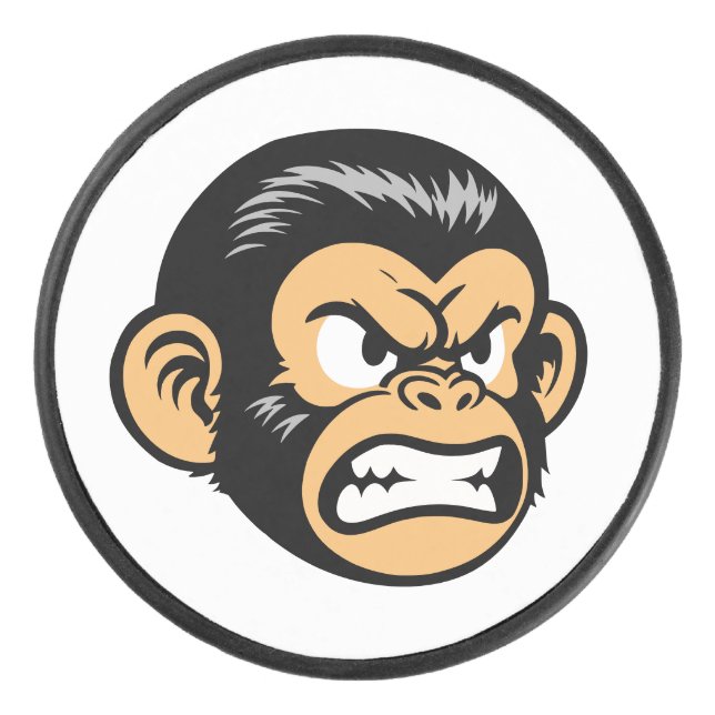 Angry Ape Hockey Puck (Front)