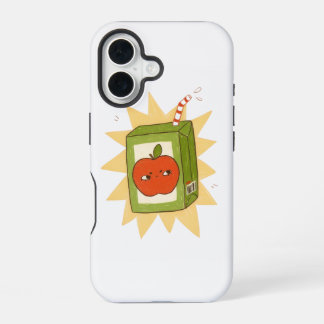 Angry apple juice box! Funny cute cartoon! iPhone 16 Case