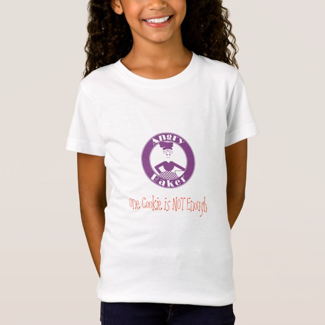 Angry Baker Kid's Tshirt (Front)