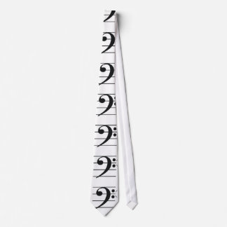Angry Bass Clef Tie