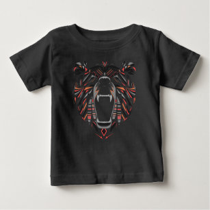 Angry Bear Design Baby T-Shirt