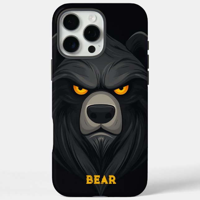 Angry Bear Personalised Case-Mate iPhone Case (Back)