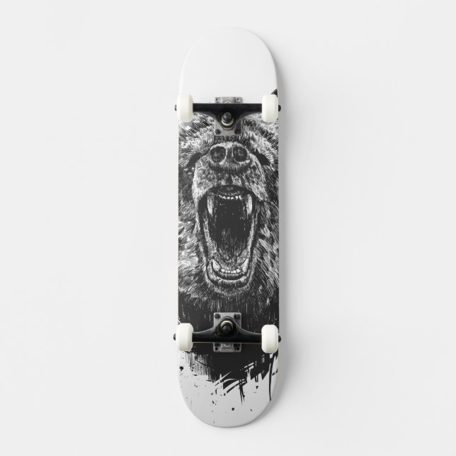 Angry bear skateboard (Front)