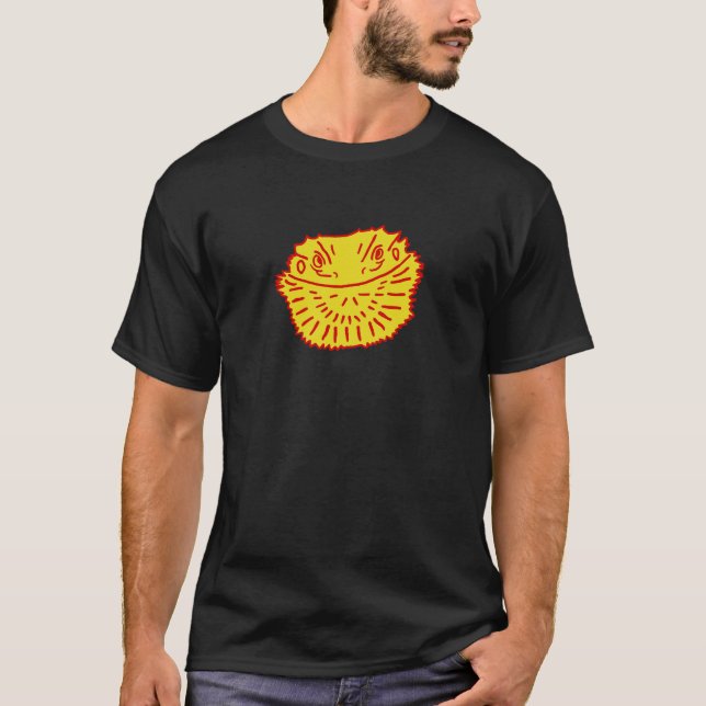 Angry Bearded Dragon T-Shirt (Front)