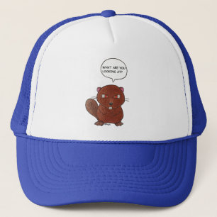 Angry Beaver Trucker Hat