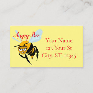 Angry Bee Thunder_Cove Business Card