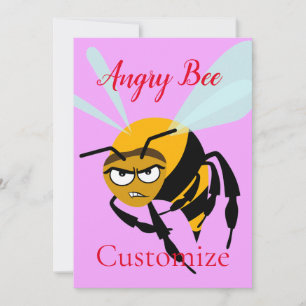 Angry Bee Thunder_Cove Invitation