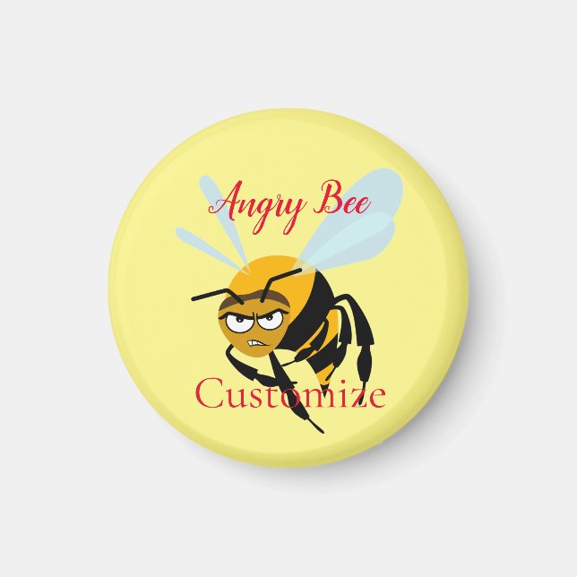 Angry Bee Thunder_Cove Magnet (Front)