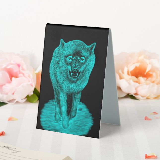 Angry Black Wolf in the Night (In SItu (Wedding))