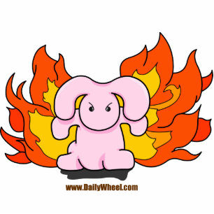 Angry Bunny Photo Sculpture