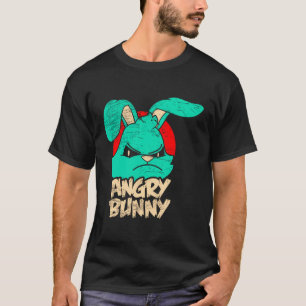 Angry Bunny Rabbit Lovers Cute Bunnies Happy Easte T-Shirt