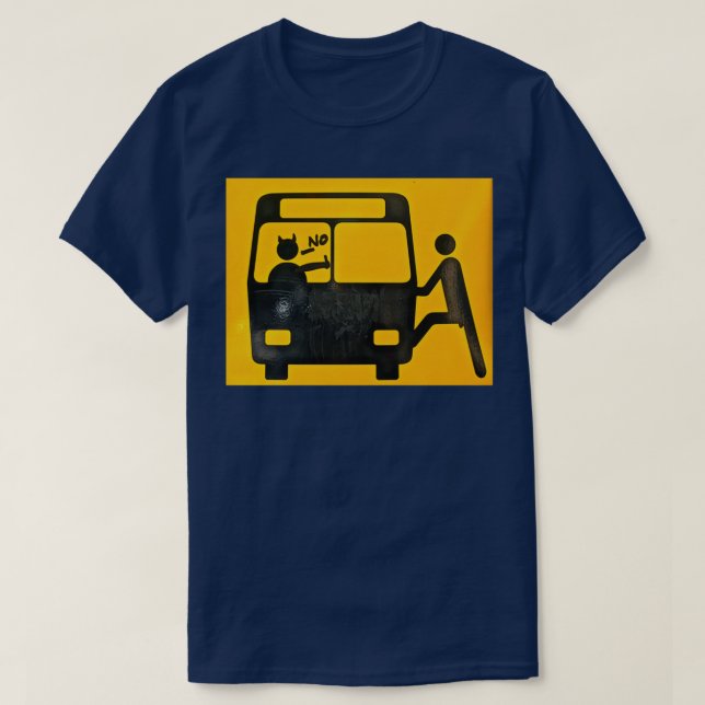 Angry Bus Driver T-Shirt (Design Front)