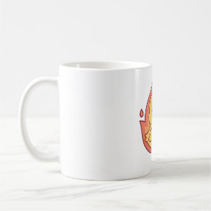 Angry But Still Cute Chick On Fire Coffee Mug