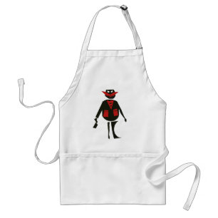 Angry butcher apron