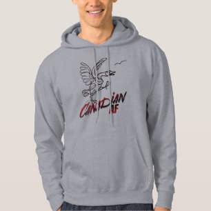 Angry Canada Goose Canadian AF Hoodie
