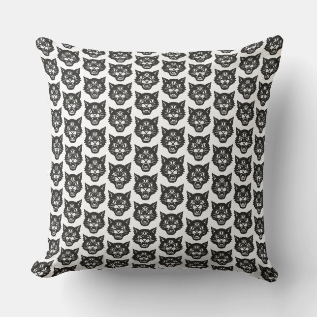 Angry Cat Cushion (Front)