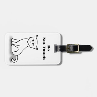 Angry Cat Luggage Tag