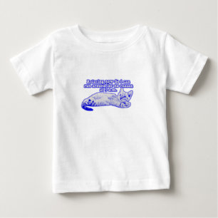 Angry cat meme for cat owners and kitty lovers baby T-Shirt