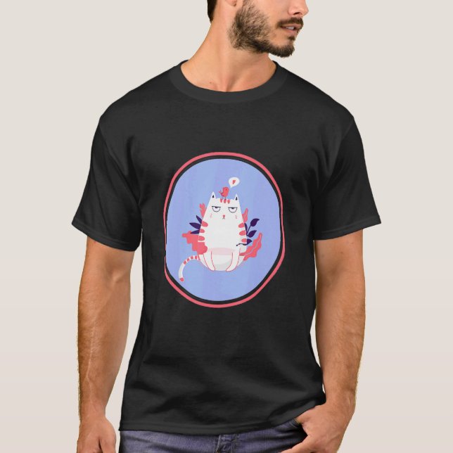 Angry Cat   Pet T-Shirt (Front)