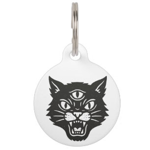 Angry Cat Pet Tag